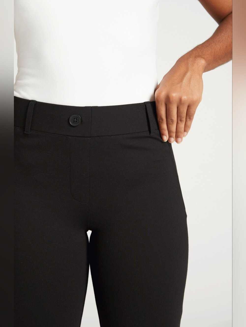 *New w/o Tags!* Classic DPYP™ Dress Pant Yoga Pant | Straight (Black) Size 16/18 - Picture 6 of 6